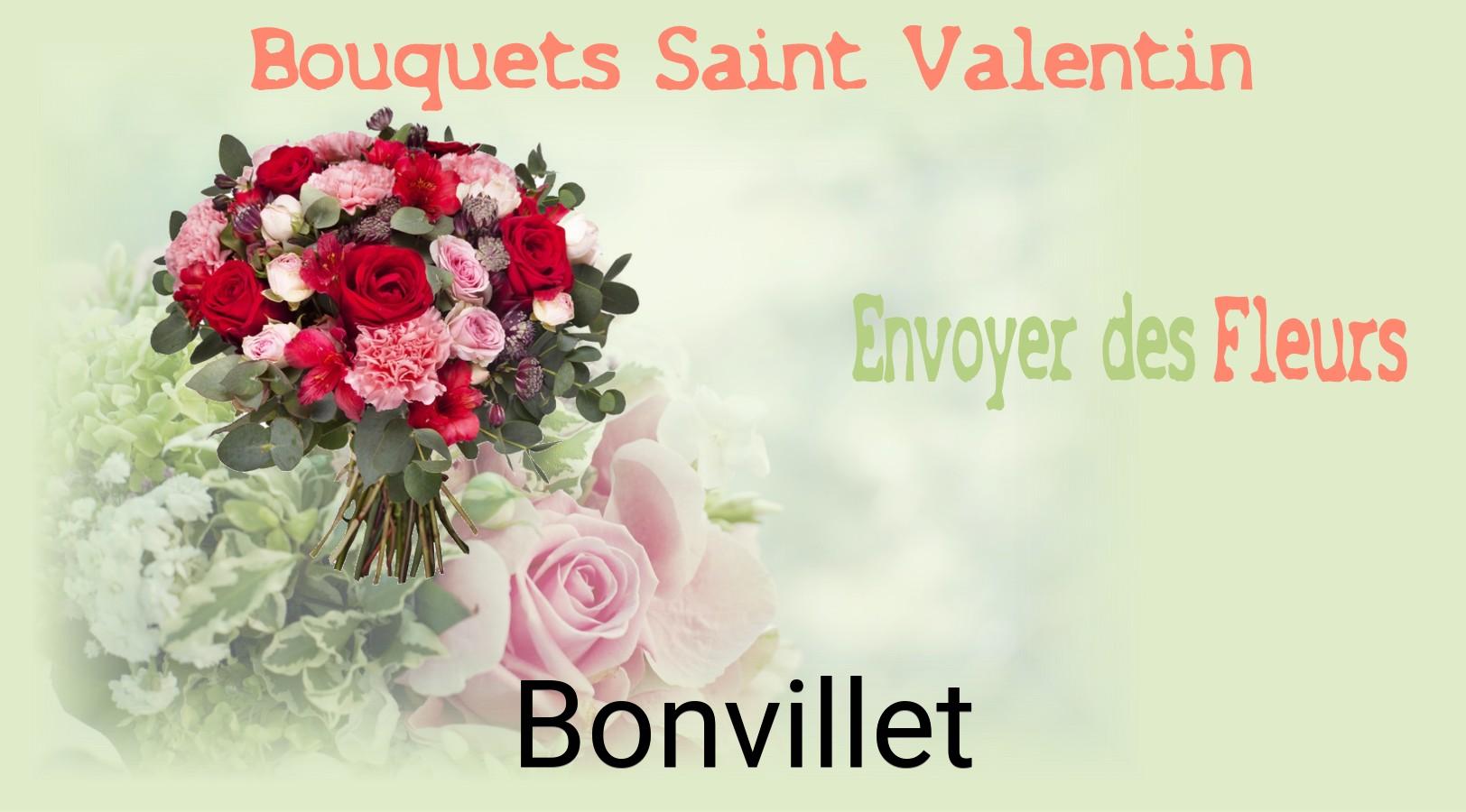Roses de Saint-Valentin livrées à Bonvillet